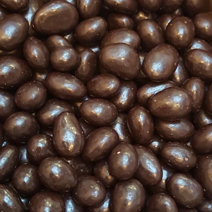 Amandes enrobées de chocolat noir 74% 150g